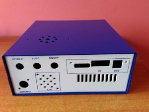 BLUE BACK PANEL UBITX CASE